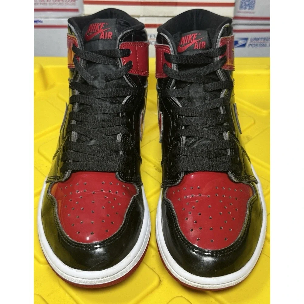 Size 9 - Jordan 1 Retro OG High Patent Bred